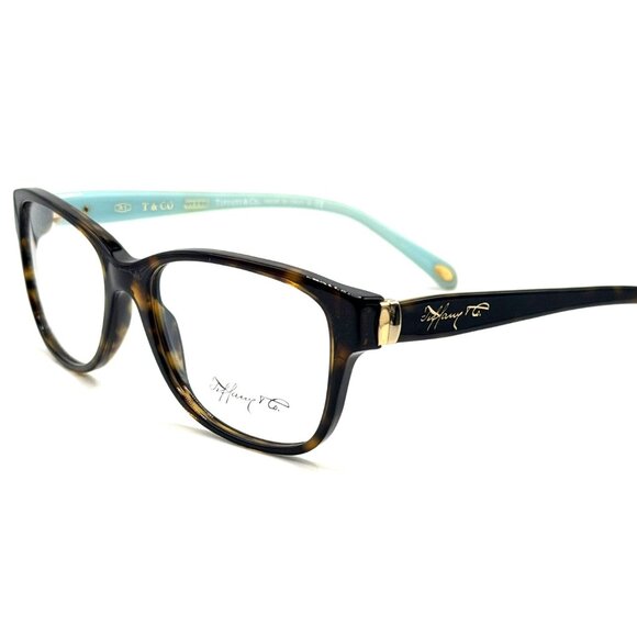 NEW TIFFANY & CO. TF2084 8015 Dark Havana Eyeglasses 55mm 17 140 - Picture 1 of 9
